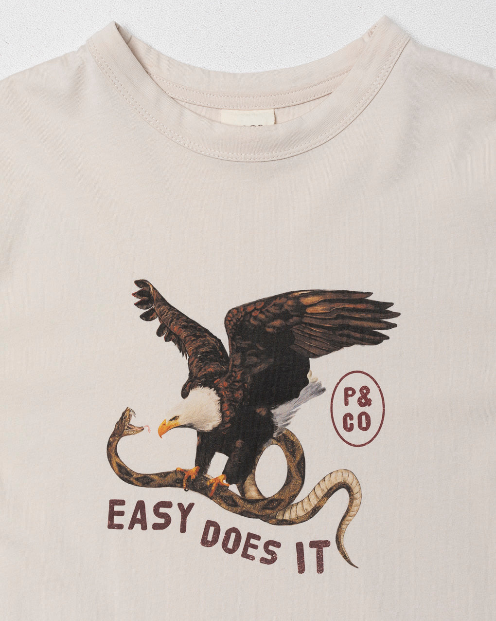 Bone Boxy T-Shirt