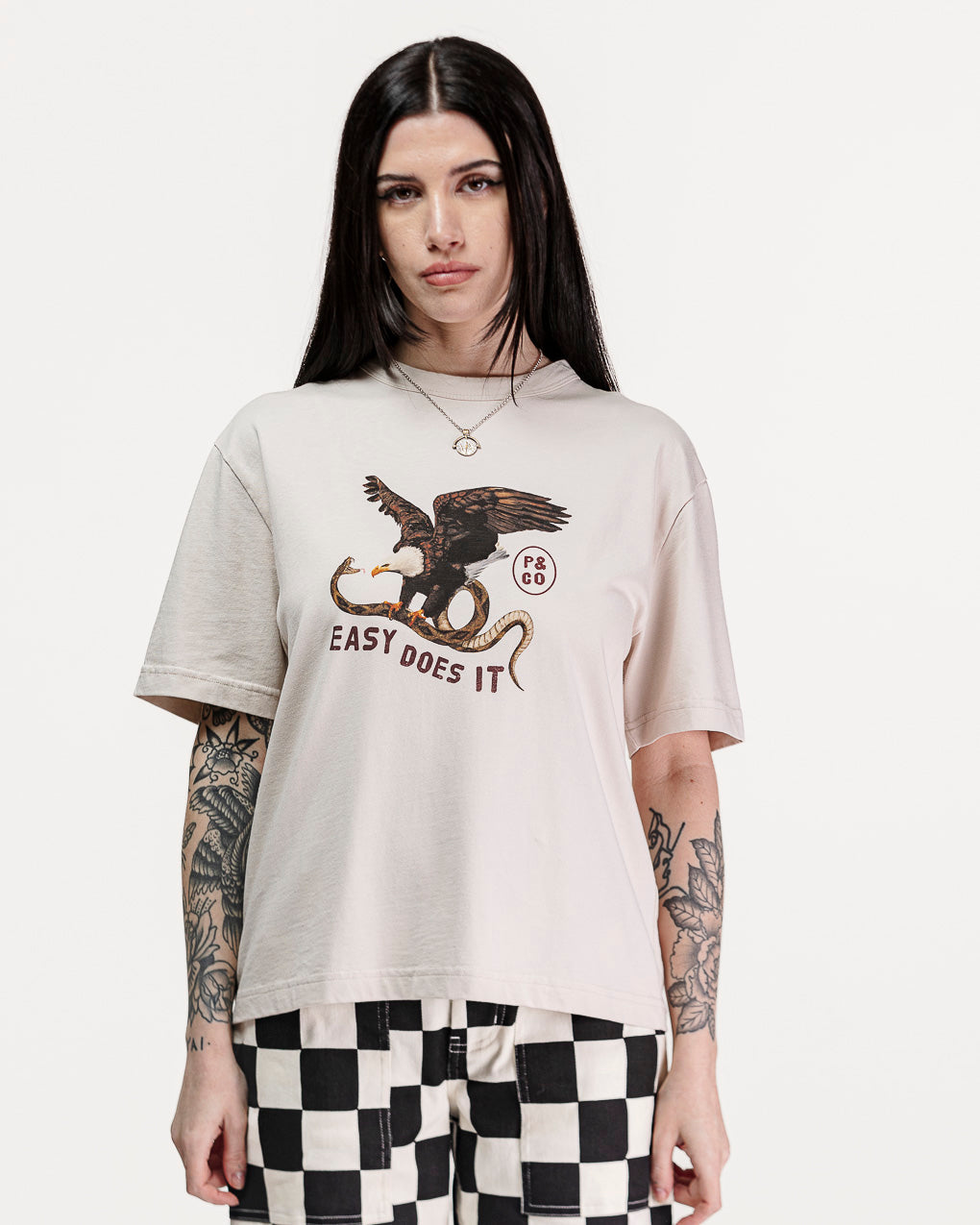 Bone Boxy T-Shirt