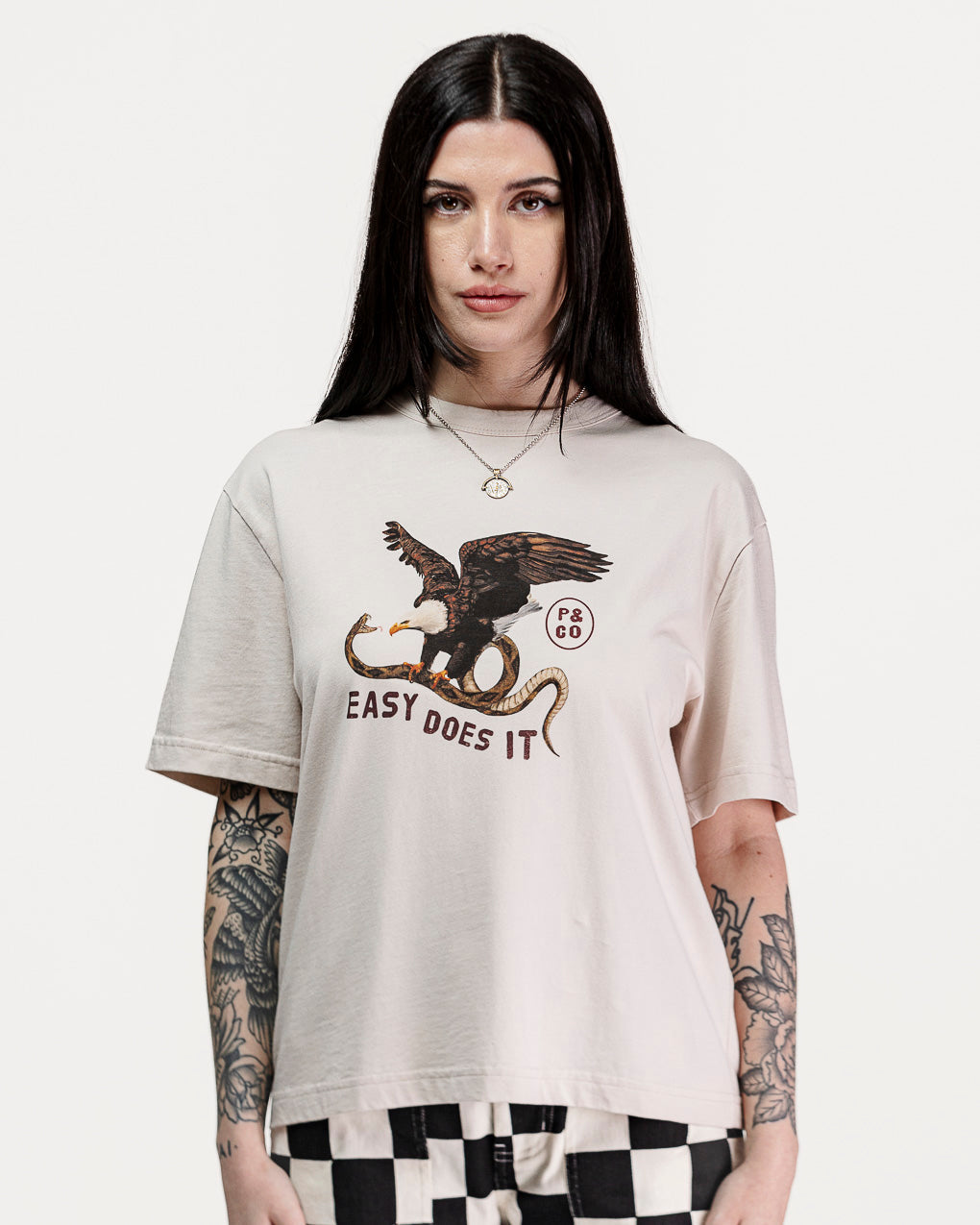 Bone Boxy T-Shirt