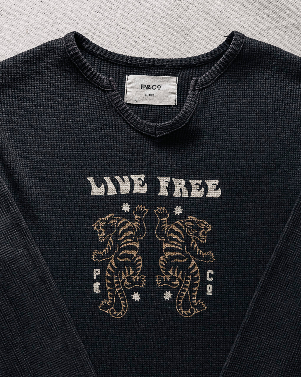 Wash Waffle Henley