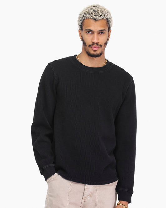 Black Ribbed Longsleeve