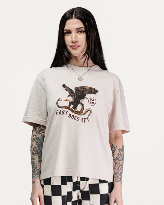 Bone Boxy T-Shirt