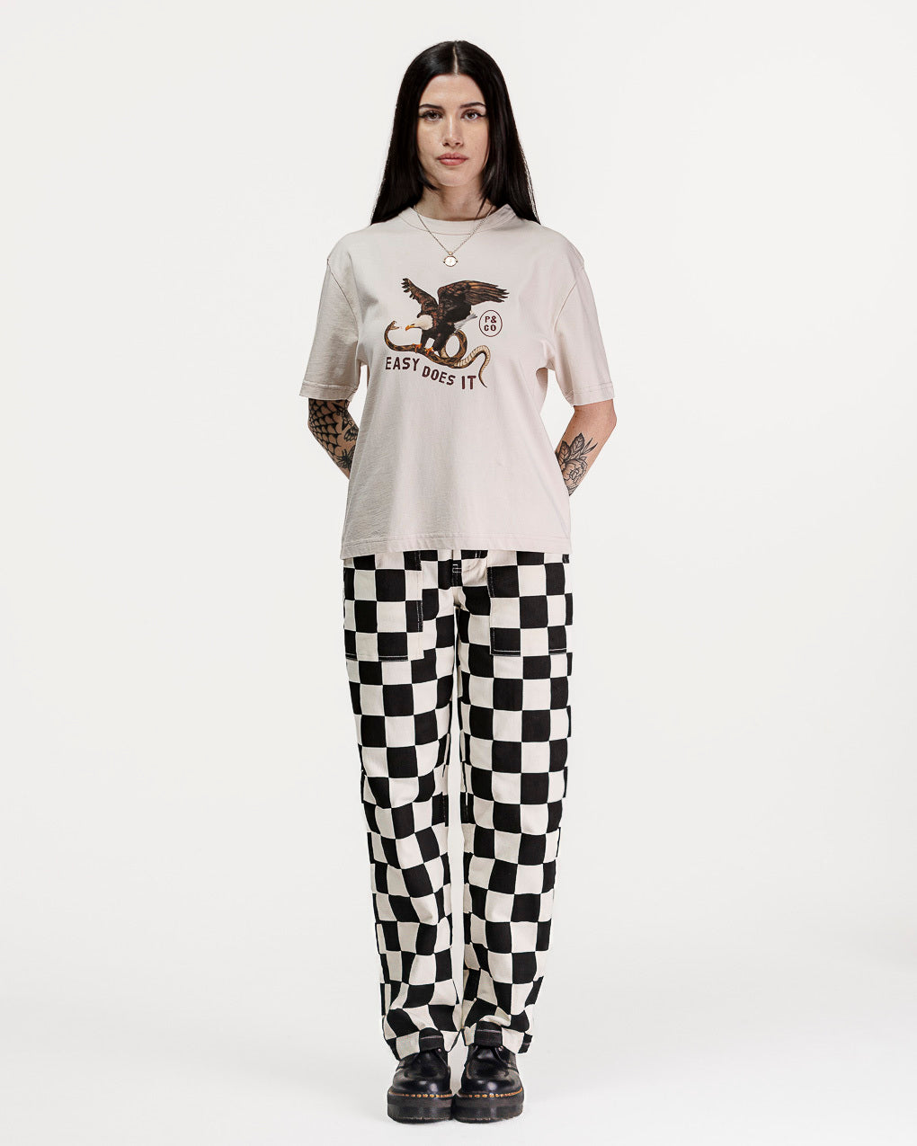 Bone Boxy T-Shirt