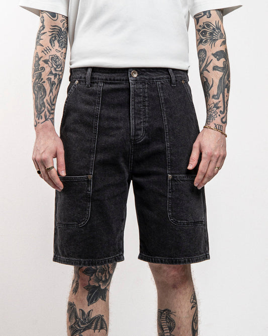Black Carpenter Shorts