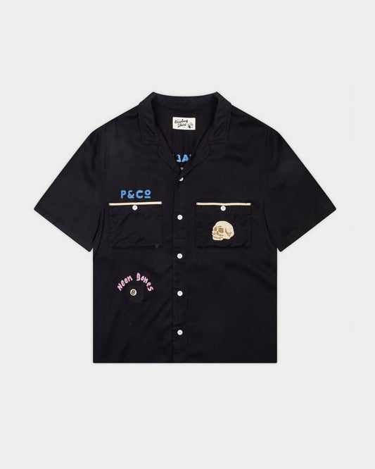 Black Bowling Shirt